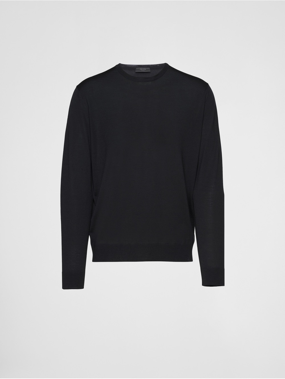 Prada Black Wool Crewneck Sweater - Picture 1 of 4